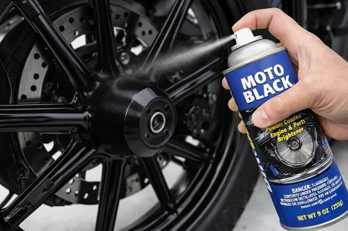 Miniatura 5 de Bike Brite MC53000 Limpiador para motor y ruedas con recubrimiento en polvo negro, 9 fl. oz.