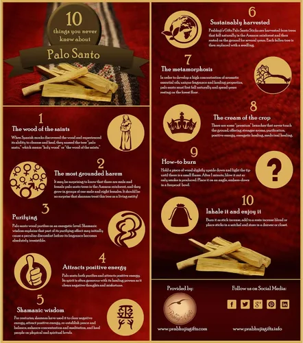 Miniatura 6 de Prabhuji's Gifts - Varillas de incienso Palo Santo - Incienso de copal - Incienso espiritual - Varillas aromáticas hechas con ingredientes naturales