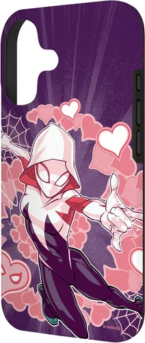 Miniatura 2 de Marvel Spider-Man Into The Spider-Verse Gwen Stacy Hearts - Carcasa para iPhone 17