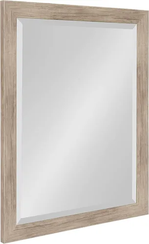 Miniatura 4 de DesignOvation Beatrice - Espejo de pared rectangular decorativo enmarcado, 21 x 27 pulgadas, marrón rústico, espejo rectangular de tocador para uso
