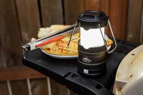 Miniatura 8 de Cascade Mountain Tech Linterna LED impermeable IPX4 desplegable con 4 modos de luz, paquete de 3