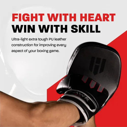 Miniatura 7 de Manoplas de golpeo para Kickboxing, Muay thai, artes marciales mixtas, boxeo, entrenamiento, enfoque, almohadillas de mano para niños, hombres