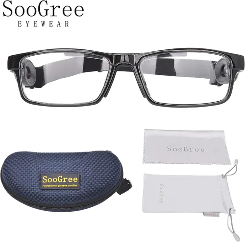 Miniatura 8 de SooGree Gafas deportivas de baloncesto para hombres y mujeres, gafas de seguridad, gafas de deporte, antivaho y choque de colisión