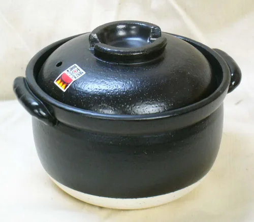 Miniatura 2 de Olla de Arroz Yokkaichi Banko 3 Go (doble tapa)