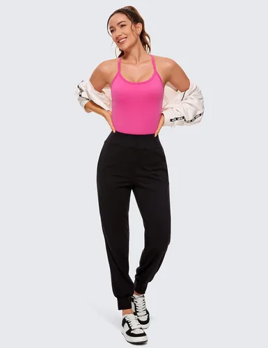 Miniatura 3 de CRZ YOGA - Camisetas deportivas para mujer, sin mangas, sin costuras, con espalda cruzada y brasier incorporado, camiseta para entrenamiento