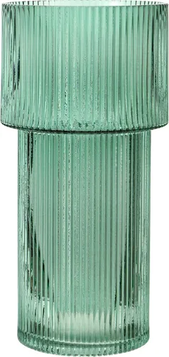 Miniatura 67 de Jarrón redondo de cristal, floreros para ramo, jarrones de vidrio acanalado para flores, pequeño jarrón transparente para sala de estar, oficina