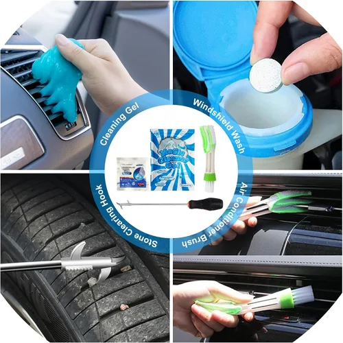 Miniatura 5 de Juego de 30 cepillos para detalles de coche, kit de detalles de coche, juego de cepillos de taladro para detalles de coche, cepillos de detalles