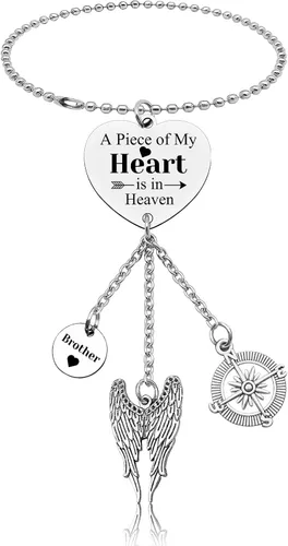 Miniatura 15 de Regalos conmemorativos para hermanos para mujeres y hombres, accesorios para colgar en el automóvil, regalo de condolencias, regalos conmemorativos