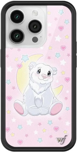 Miniatura 33 de Wildflower Carcasas – Compatible con iPhone 14 Pro Protector negro parachoques, certificado de prueba de caída de 6.5 pies, propiedad de mujeres