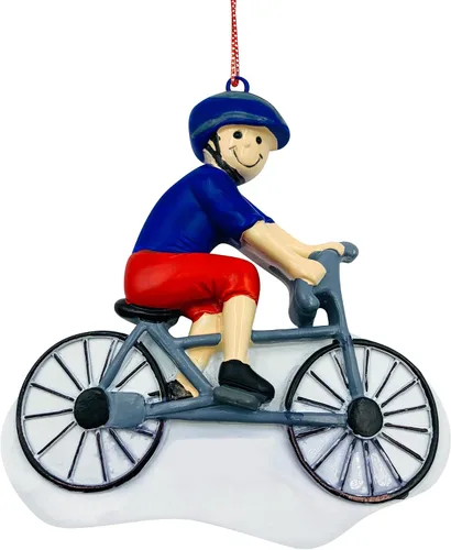 Miniatura 3 de Adorno de Navidad personalizado para montar en bicicleta