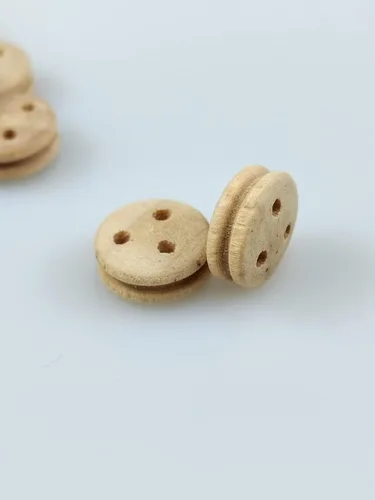 Miniatura 3 de GAWEGM Kit de construcción de modelo de barco Accesorio - Φ8MM Polea de madera 20pcs