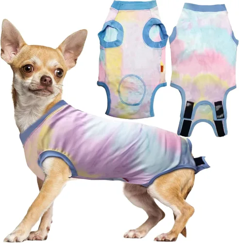 Miniatura 20 de Traje de Recuperación de Cirugía de Perro, Traje de Recuperación Quirúrgica para Perro Macho Hembra Neuter, Camisa de Esterilización Mameluco