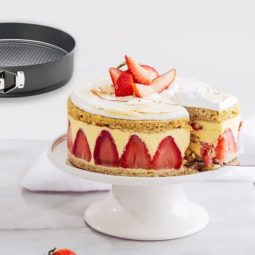 Miniatura 6 de Webake Springform - Molde para tartas de queso de 12 pulgadas, antiadherente con parte inferior extraíble, molde grande para hornear para Navidad