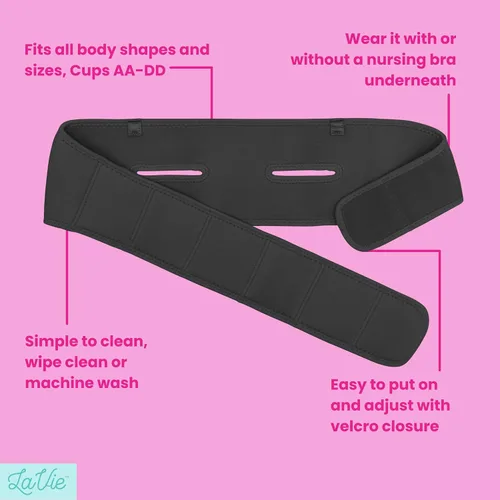 Miniatura 3 de Brasier de bombeo manos libres, brasier de extractor de leche para bombas de lactancia materna para mujeres, bustier de bombeo manos libres