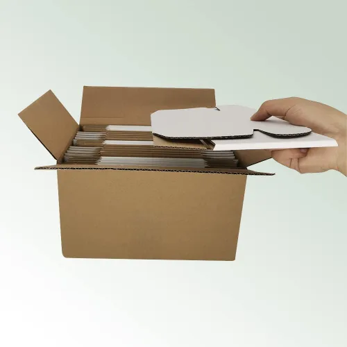 Miniatura 4 de Cajas de envío pequeñas de 9 x 6 x 2 pulgadas, paquete de 25 sobres de cartón corrugado blanco, suministros de embalaje para pequeñas empresas