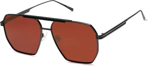 SOJOS Gafas de sol polarizadas cuadradas de gran tamaño retro para mujeres y hombres, tonos vintage, UV400, lentes de sol clásicos grandes de metal