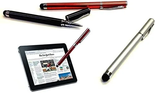Miniatura 7 de Tek Styz PRO Stylus + Pen compatible con Samsung Galaxy A23 con alta sensibilidad táctil personalizada y tinta negra, paquete de 3