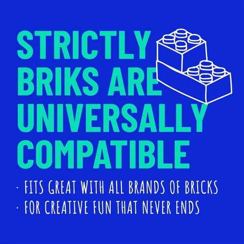 Miniatura 4 de Placas base clásicas de 10 נ10 pulgadas para la construcción con ladrillos por Strictly Briks, 100% compatible con todas las marcas principales; gris