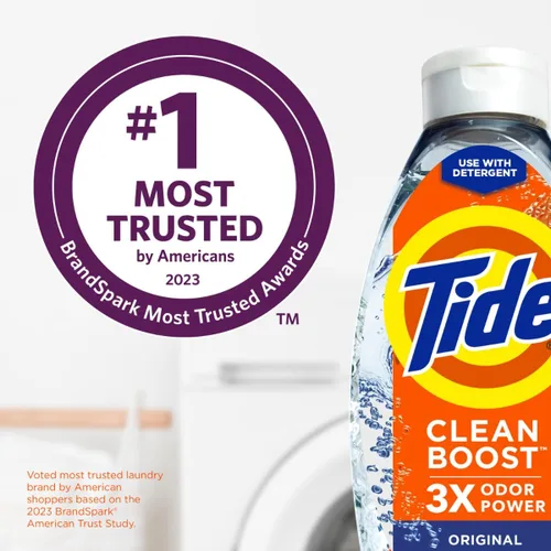 Miniatura 9 de Tide Enjuague de Tela de Limpieza Profunda con 3X Poder Contra Olores, Aroma Original, 48 oz