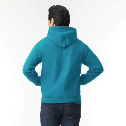Miniatura 3 de Gildan Sudadera con capucha de forro polar para adultos, estilo G18500, paquete múltiple