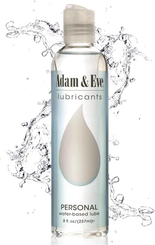Adam and Eve - Lubricante a base de agua de alta calidad, lubricantes personales para privacidad y juguetes, grueso, no pegajoso, no mancha, fórmula