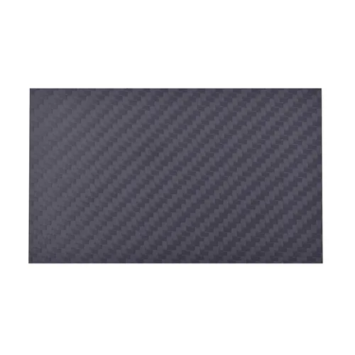 Miniatura 6 de Hoja de placa de fibra de carbono 3K 125MM X 75MM X 1MM Tablero de fibra de carbono puro para RC Drone Quadcopter RC Car DIY