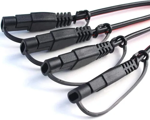 Miniatura 5 de OYMSAE Kit de cables de extensión SAE (1 a 4 de desconexión rápida) con inversor de polaridad - para baterías automotrices y paneles solares