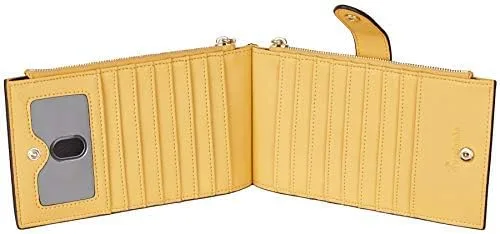 Miniatura 4 de Travelambo Billetera plegable con bloqueo RFID para mujer con bolsillo con cremallera