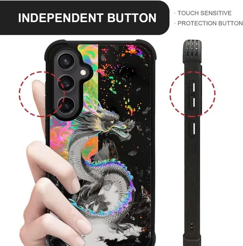 Miniatura 12 de CARLOCA Funda compatible con Samsung Galaxy S22 Ultra, diseño gráfico de Star Howling Wolfs Samsung Galaxy S22 Ultra, diseño gráfico, a prueba