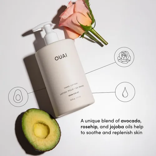 Miniatura 3 de OUAI Loción de manos - Loción ligera e hidratante diaria para piel seca - Hecha con aguacate, aceite de rosa mosqueta y aceite de jojoba