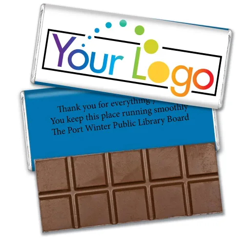 Paquete de 12 promocionales de negocios de chocolate con leche belga personalizados Agregue su logotipo Candy Bar Favores para regalos corporativos,