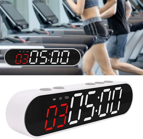 Miniatura 3 de Temporizador de entrenamiento de intervalo, imán portátil, cronómetro deportivo con batería potente de 1500 mAh, control remoto para gimnasio