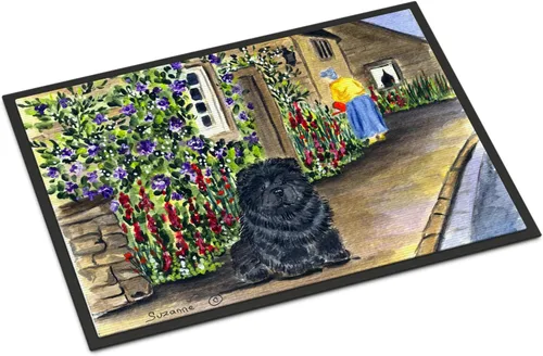 Miniatura 207 de Caroline's Treasures SS8220MAT - Felpudo afgano de 18 x 27 pulgadas, para interiores y exteriores, para entrada, antideslizante, lavable, de pelo