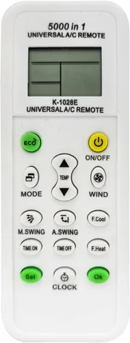 Miniatura 6 de Control remoto universal de CA, compatible con múltiples marcas 5000 en 1, modelo K-1028E, pantalla LCD