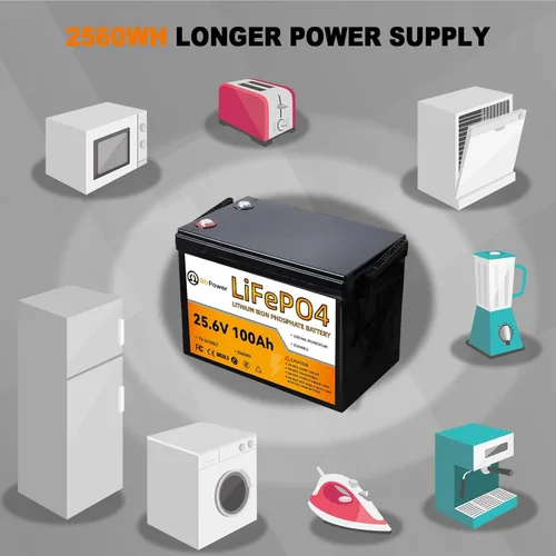 Miniatura 7 de Batería de litio de 12 V, batería LiFePO4 de ciclo profundo de 5000+ con BMS integrado de 100 A para almacenamiento en el hogar, motor de pesca por