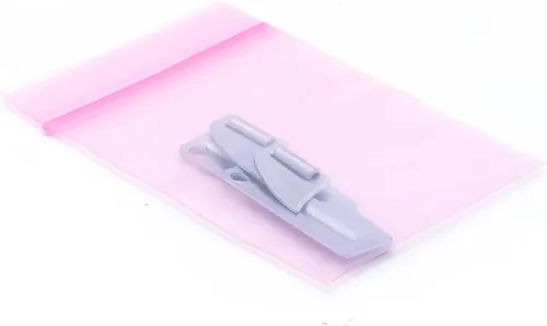 Miniatura 2 de Bolsa superior con sello antiestático rosa - 2.5" x 3" - Paquete de 100