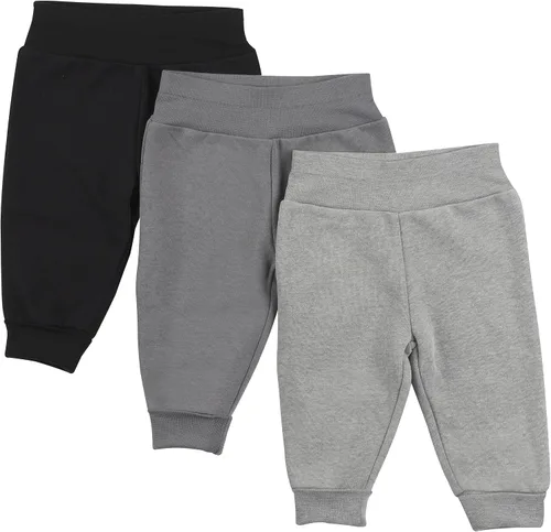 Hanes Pantalones de forro polar para niñas, paquete de 3, pantalones deportivos Flexy súper suaves en 4 direcciones, pantalones deportivos elásticos
