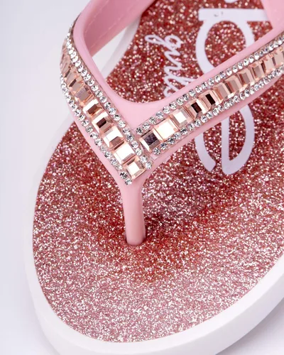 Miniatura 3 de bebe Girls Sandals - Glitter Rhinestone Thong Flip Flops Little KidBig Kid