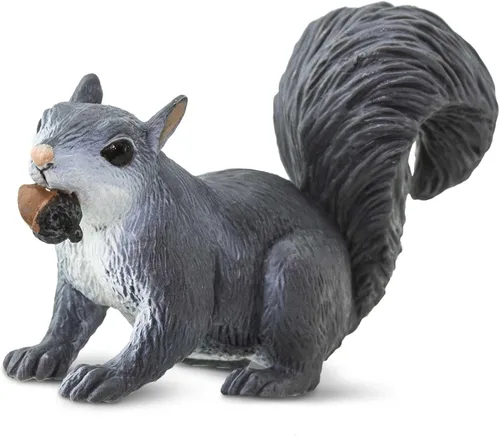 Miniatura 7 de Safari Ltd. Figurina de Ardilla Gris - Figura de Vida Silvestre Realista de 3" - Juguete Educativo para Niños, Niñas y Niños de 3+ Años