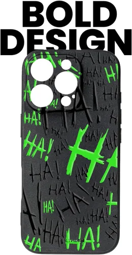 Miniatura 2 de SIMPLYMDRN Funda delgada para iPhone 12 Pro Max, diseño de Joker Haha, funda genial para hombres, cubierta de diseñador de villano superhéroe