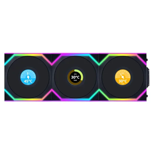 Miniatura 14 de Lian Li UNI Fan SL Inalámbrico (Pala Invertida) 120mm Ventilador ARGB - Paquete Triple - Señal Inalámbrica de 2.4 GHz para Control de RGB