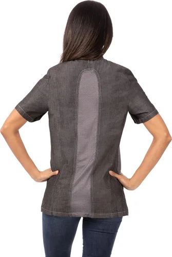 Miniatura 3 de Chef Works Abrigo Chelsea Chef para Mujer