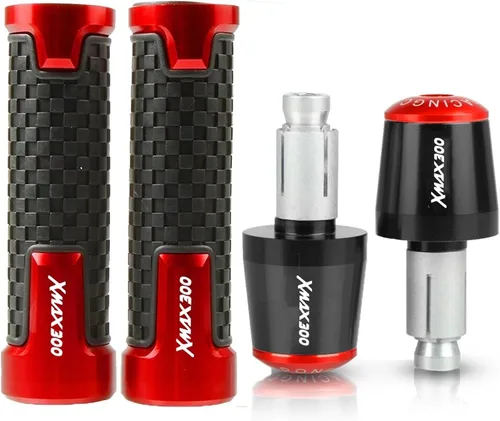 Miniatura 18 de Motorcycle for Y&AMAHA XMAX300 All Years Xmax 300 2017 2018 2019 2020 2021 Motorcycle 7/8'' 22mm Hand Handle Grips Handlebar Grip Ends Plug