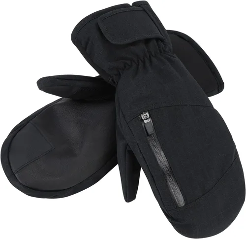 Miniatura 7 de Guantes de esquí para mujeres y hombres, guantes de nieve impermeables para invierno, guantes de esquí para pantalla táctil, para clima frío