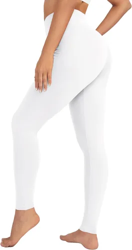 Miniatura 9 de VALANDY Leggings de cintura alta para mujer, elásticos, control de abdomen, entrenamiento, correr, yoga, pantalones, tallas regulares y grandes