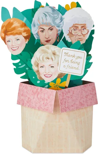 Miniatura 2 de Hallmark Paper Wonder Shoebox Golden Girls - Tarjeta desplegable (Thank You for Being a Friend)