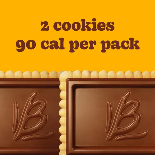 Miniatura 2 de Bauducco Galletas Choco Biscuit – Galletas crujientes cubiertas de chocolate, envueltas individualmente para aperitivos, postres y loncheras, 15.2