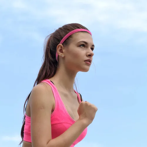 Miniatura 6 de Duufin 28 diademas elásticas antideslizantes coloridas para entrenamiento, para mujeres, hombres y niñas, 14