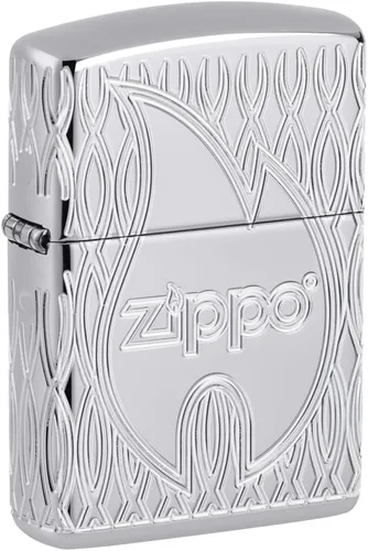 Miniatura 16 de Encendedores de llama Zippo plateado