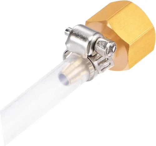 Miniatura 4 de Uenede 6 accesorios de púas de manguera de latón de 1/2 pulgada NPT hembra a 1/2 pulgadas, conector adaptador de púas incluye 6 abrazaderas de acero